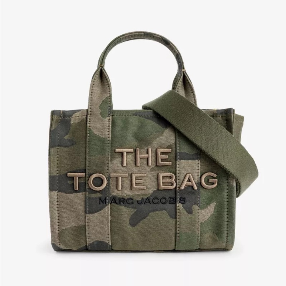 Marc Jacobs The Small Cotton Tote Bag in Camo -